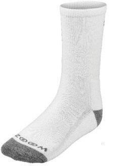 Zoom Crew calcetines unisex (3 pares), blanco/plata
