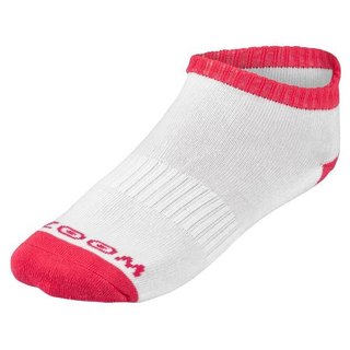Zoom Ankle calcetines de golf para mujer (3 pares), blanco/fucsia
