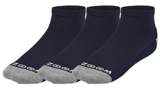 Zoom Ankle calcetines de mujer (3 pares), navy/silver