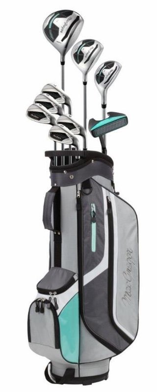 MacGregor CG3000 set de golf de mujer, grafito, cart bag