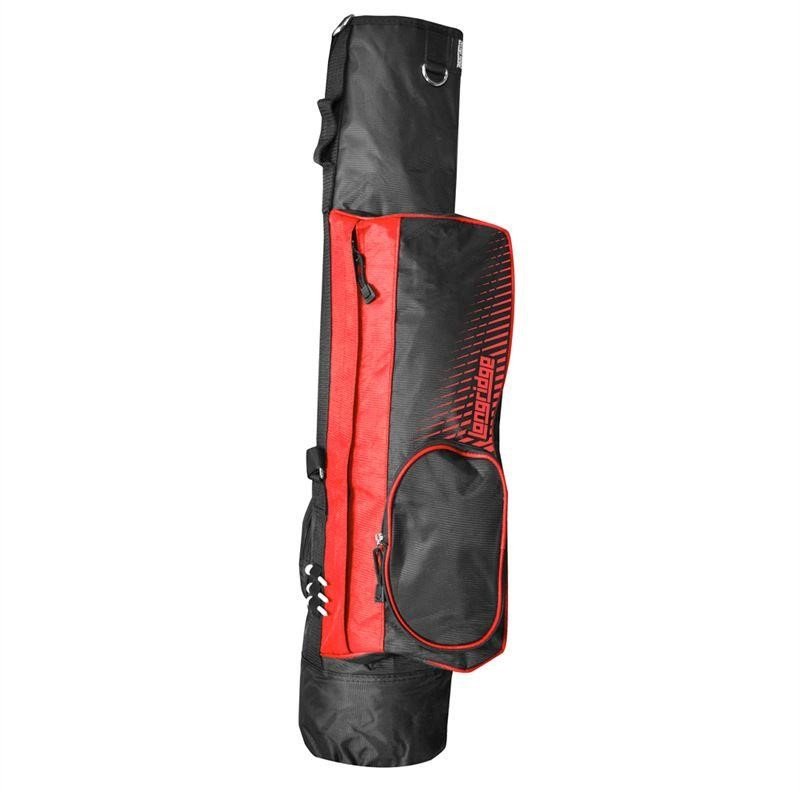 Longridge 5" pencil bag, negro/rojo