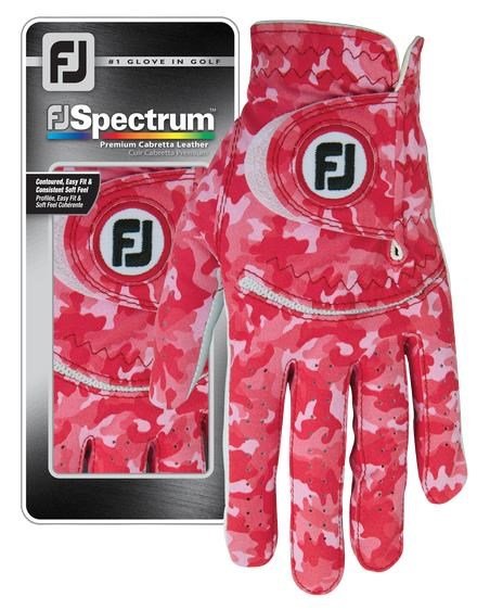 FootJoy Spectrum guante de golf para mujer, rojo camo