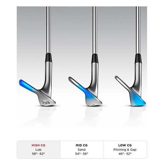 Titleist SM9 Tour Chrome wedge de dama, grafito