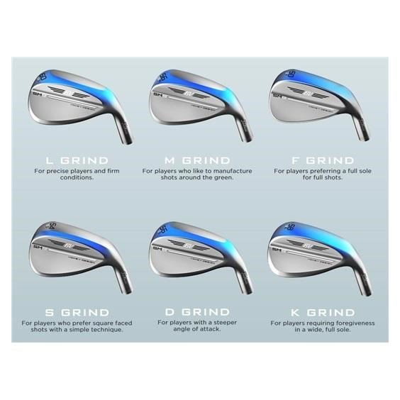 Titleist SM9 Tour Chrome wedge de dama, grafito