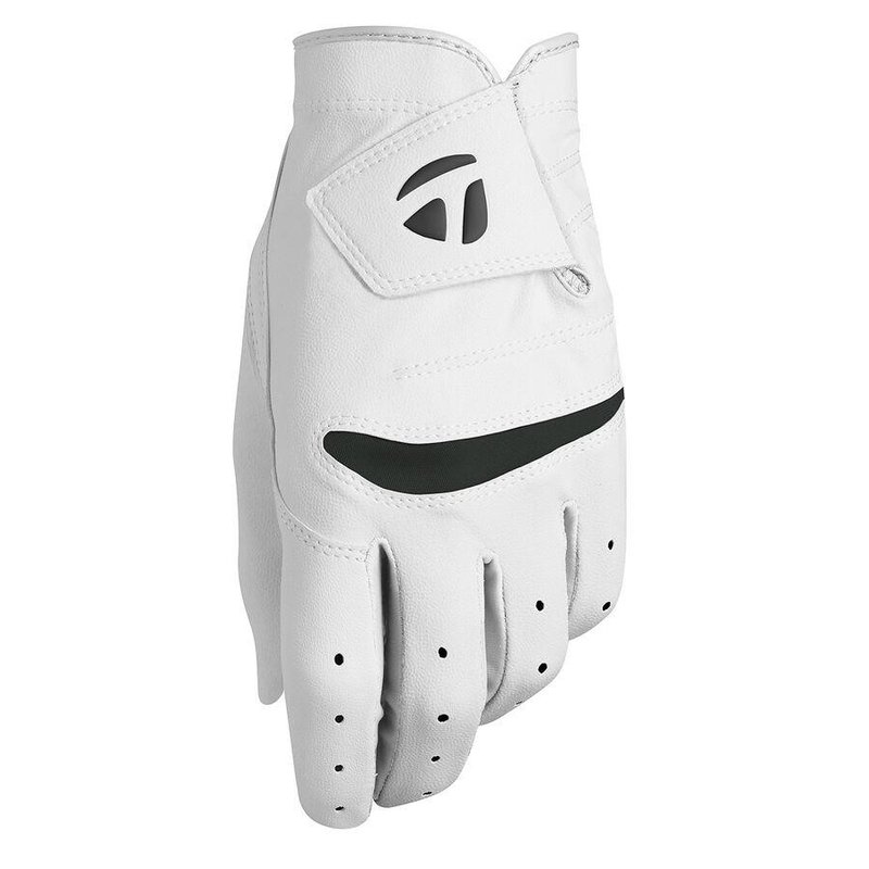 TaylorMade Stratus guante de golf junior, blanco