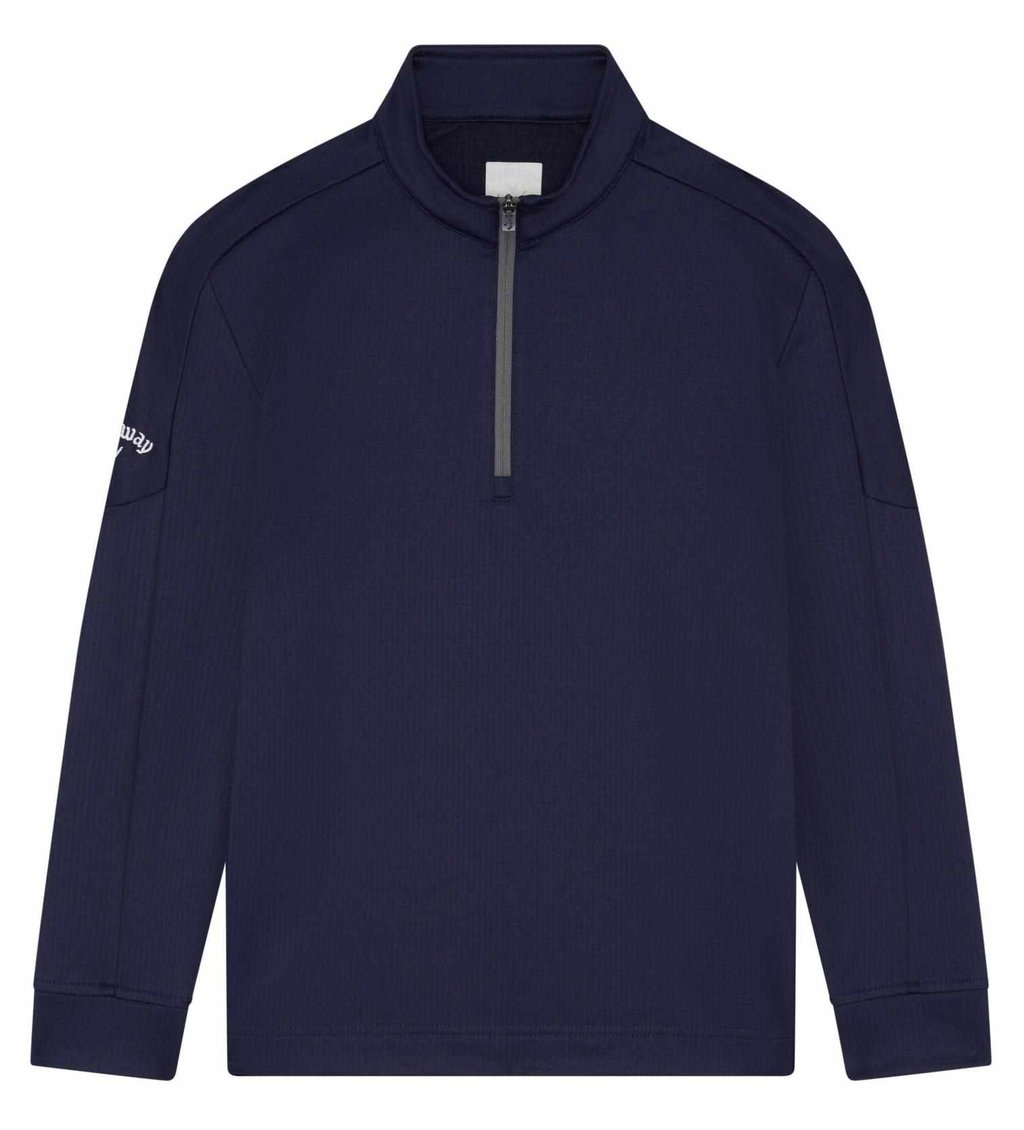 Callaway Waffle Fleece sudadera junior, peacoat