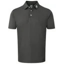 FootJoy Stretch Pique Solid polo de hombre, charcoal