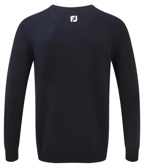 FootJoy Wool Blend V-Neck suéter de hombre, navy