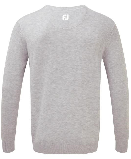 FootJoy Wool Blend V-Neck suéter de hombre, heather grey