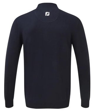 FootJoy Wool Blend 1/2 Zip sudadera de hombre, navy