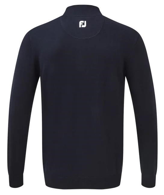 FootJoy Wool Blend 1/2 Zip sudadera de hombre, navy