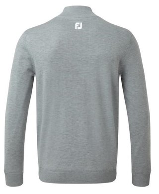 FootJoy Wool Blend 1/2 Zip Lined sudadera de hombre, heather grey
