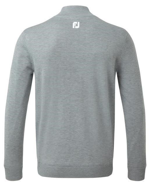 FootJoy Wool Blend 1/2 Zip Lined sudadera de hombre, heather grey