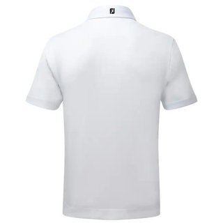 FootJoy Stretch Pique Solid polo de hombre, blanco