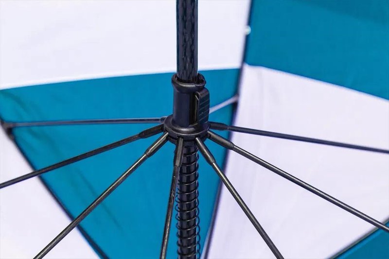 Longridge Dual Canopy paraguas 60", azul/blanco