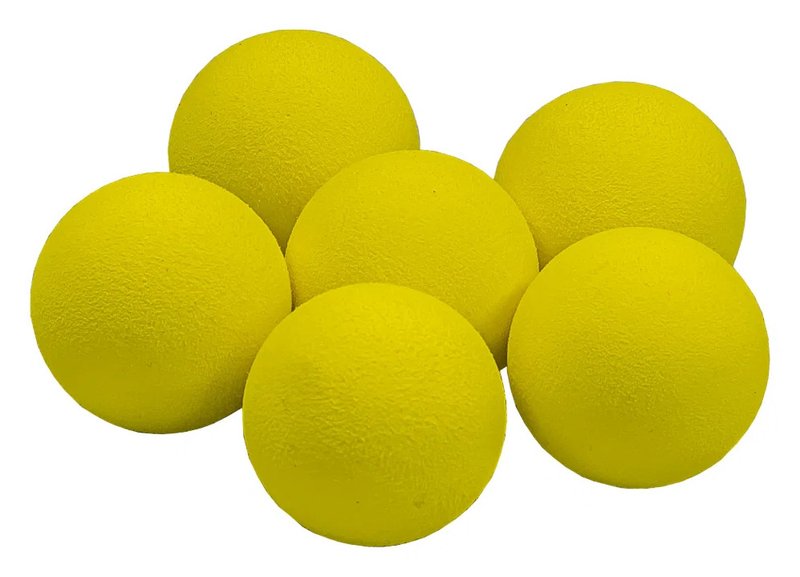 Longridge Yellow Foam Practice Balls pelotas de golf de práctica, amarillas