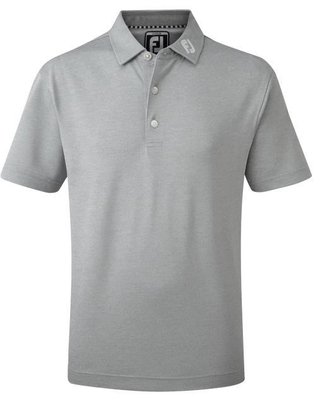 FootJoy Stretch Pique Solid polo de junior, gris