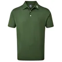 FootJoy Stretch Pique Solid polo de hombre, verde oliva