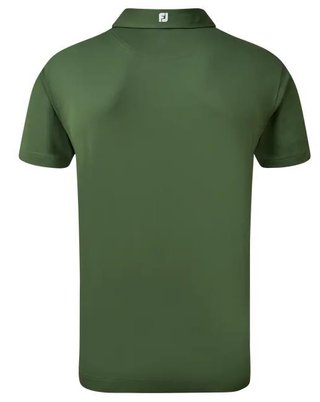 FootJoy Stretch Pique Solid polo de hombre, verde oliva