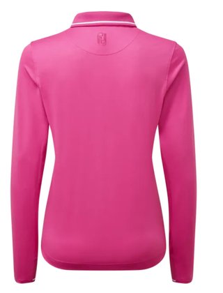 FootJoy Thermal Long Sleeved polo de mujer, rosa