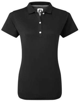 FootJoy Stretch Pique Solid polo de mujer, negro