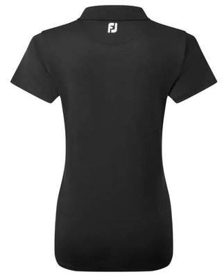FootJoy Stretch Pique Solid polo de mujer, negro