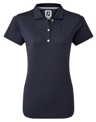 FootJoy Stretch Pique Solid polo de mujer, azul marino