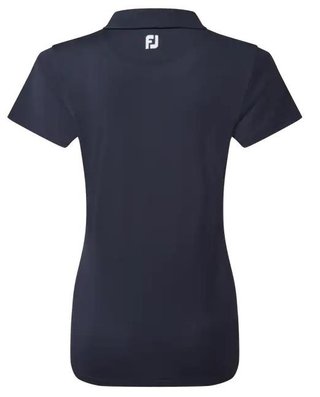 FootJoy Stretch Pique Solid polo de mujer, azul marino