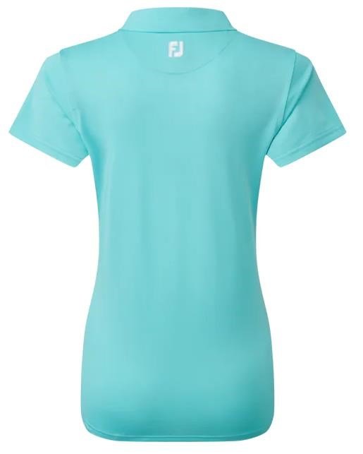 FootJoy Stretch Pique Solid polo de mujer, aqua