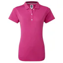 FootJoy Stretch Pique Solid polo de mujer, heather pink