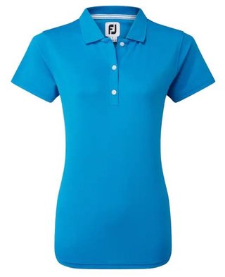 FootJoy Stretch Pique Solid polo de mujer, cobalt