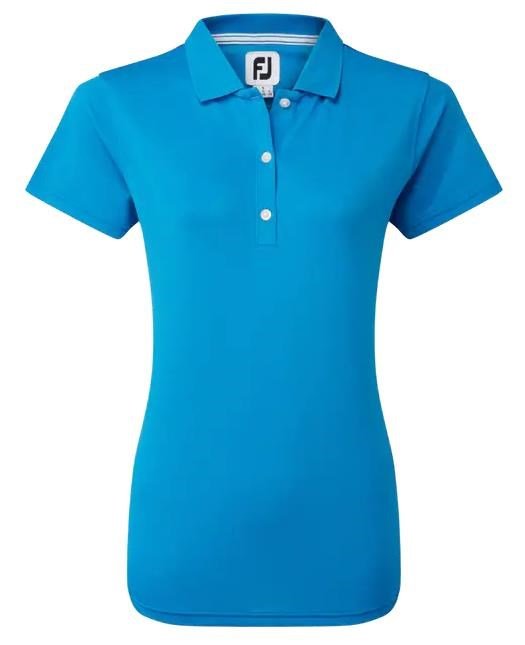 FootJoy Stretch Pique Solid polo de mujer, cobalt