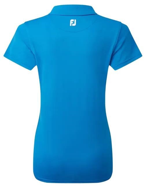 FootJoy Stretch Pique Solid polo de mujer, cobalt
