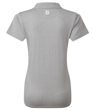 FootJoy Stretch Pique Solid polo de mujer, heather gray