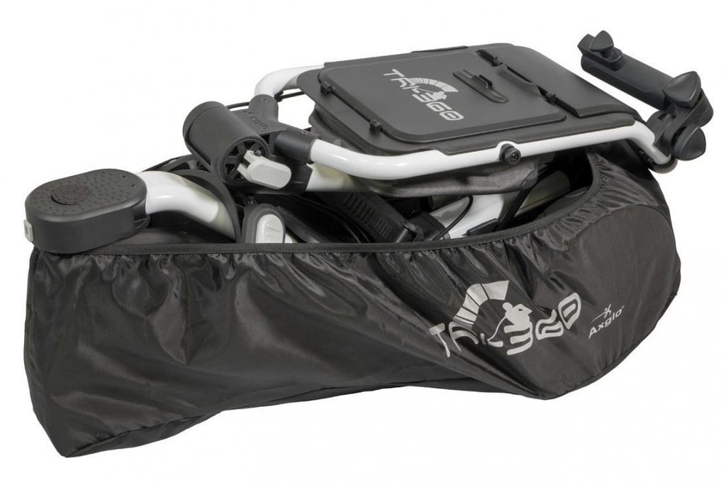 Axglo Tri-360 V2 Wheel Cover, negro
