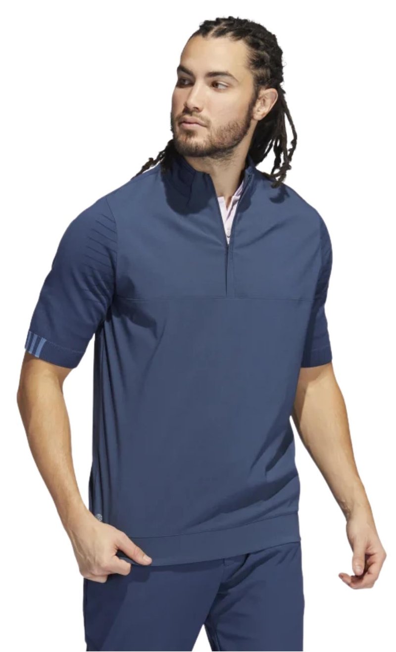 Adidas Primeknit Statement 1/4 sudadera de hombre, crew navy