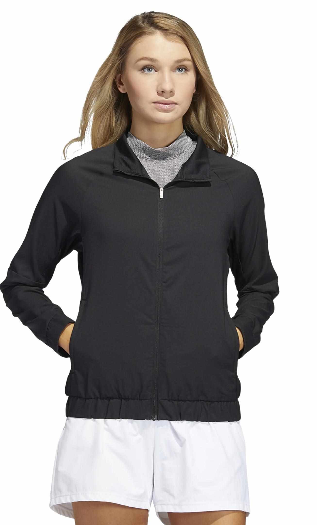 Adidas Essentials Full Zip chaqueta de mujer, negra