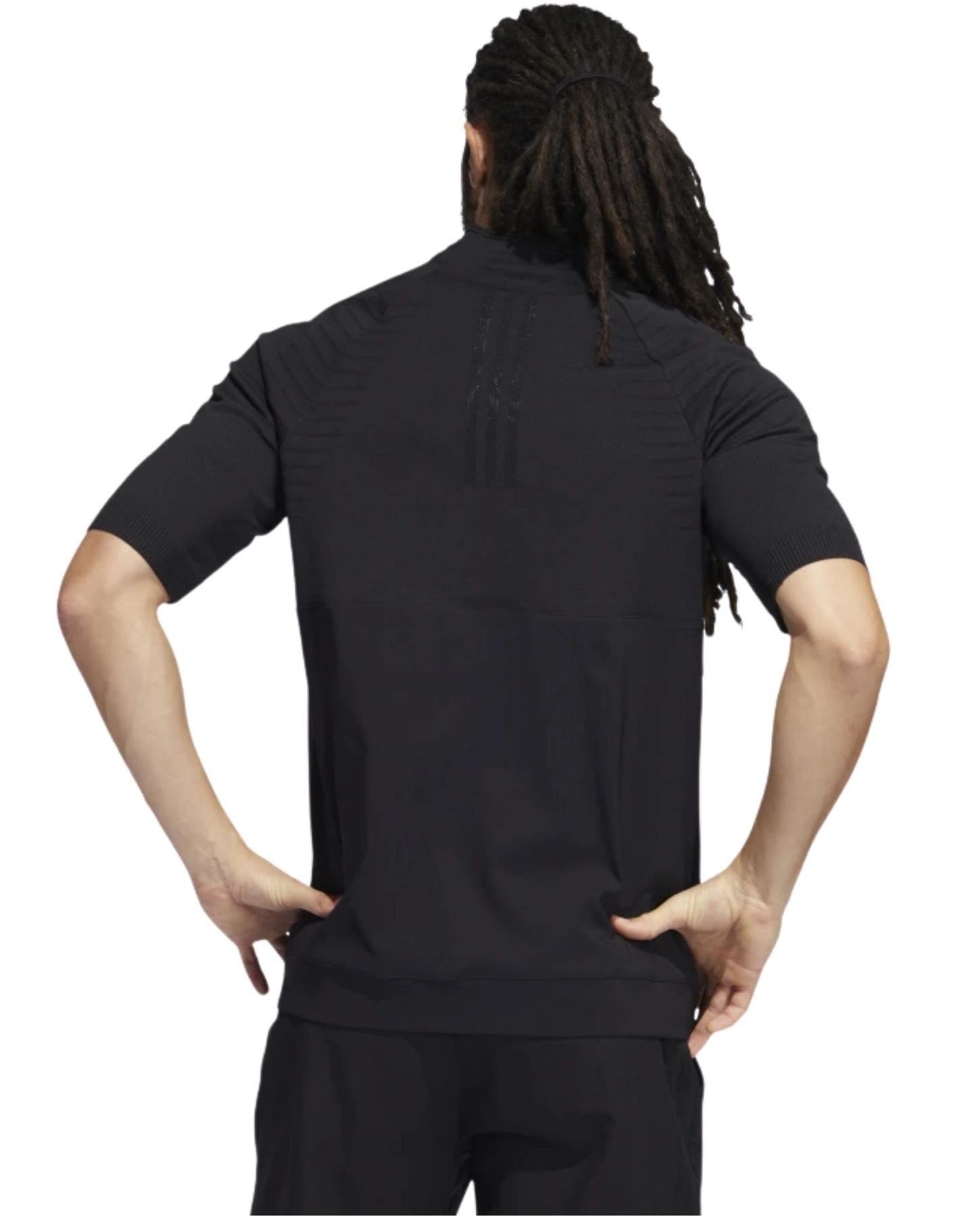 Adidas Primeknit Statement 1/4 sudadera de hombre, negro