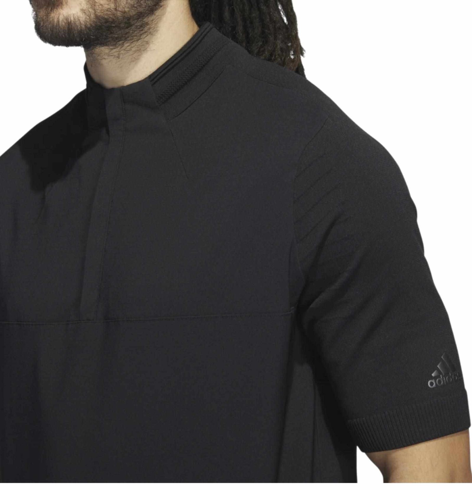 Adidas Primeknit Statement 1/4 sudadera de hombre, negro