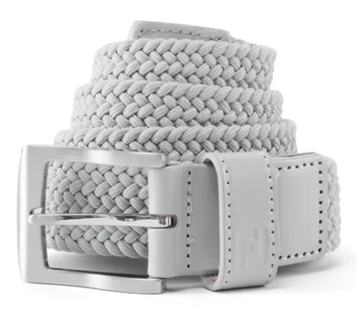 FootJoy Braided cinturón de hombre, gris