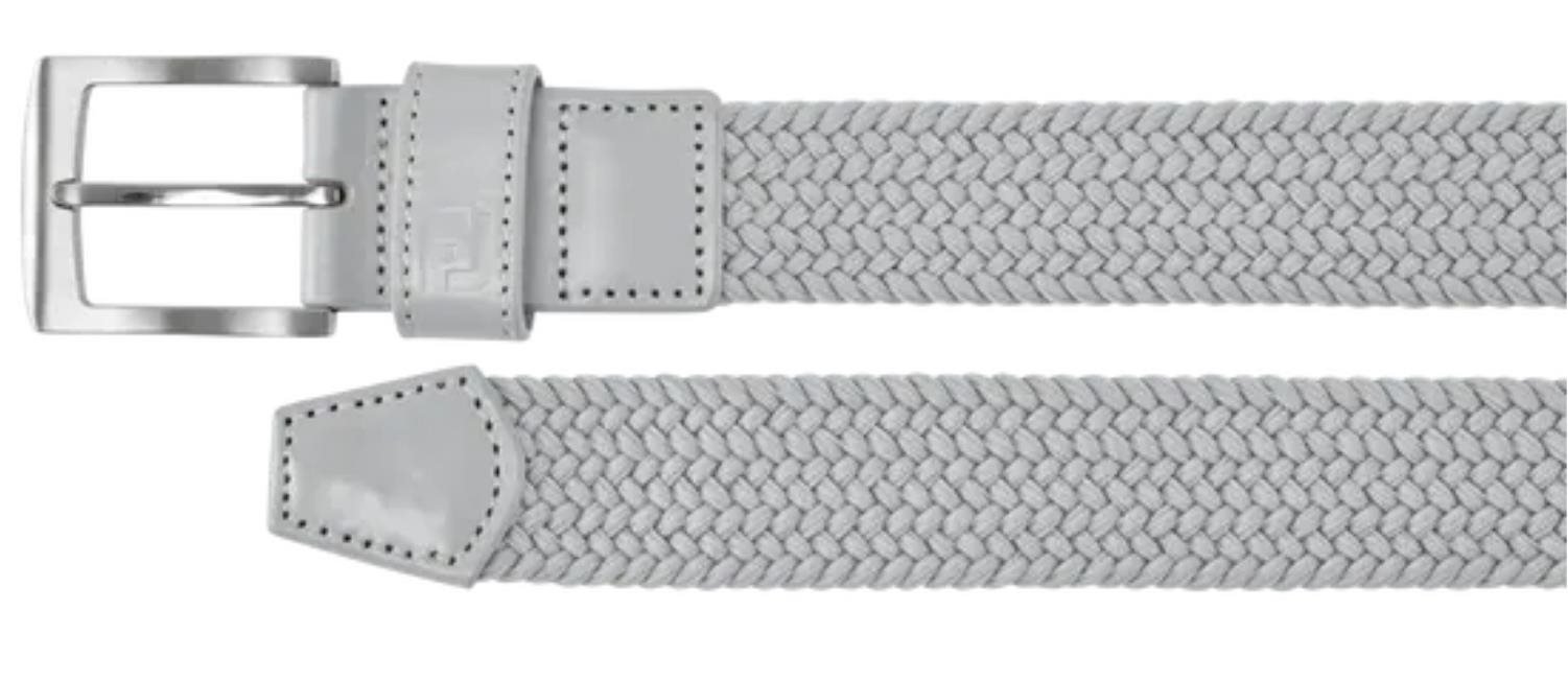 FootJoy Braided cinturón de hombre, gris