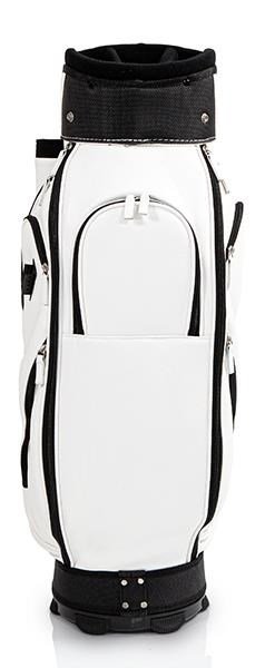 JuCad Style cart bag, blanco/negro