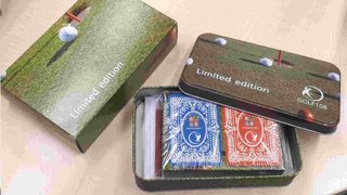 Golfové hrací karty para canasta, edición limitada Retro