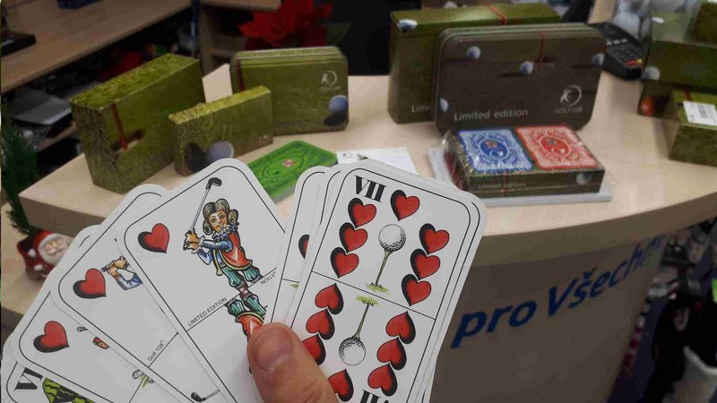 Ostatní Golfové hrací karty pro canastu, limitovaná edice Klasik accesorios