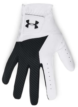 Under Armour Medal guante de golf para hombre, blanco/negro
