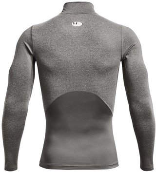 Under Armour ColdGear® Compression Mock top térmico de hombre, charcoal light heather/black