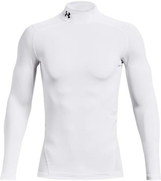 Under Armour ColdGear® Compression Mock top térmico para hombre, blanco