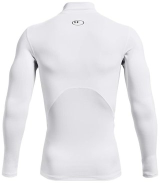 Under Armour ColdGear® Compression Mock top térmico para hombre, blanco