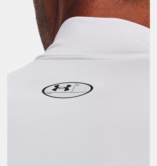 Under Armour ColdGear® Compression Mock top térmico para hombre, blanco