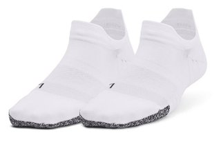 Under Armour Breathe 2 No Show Tab calcetines de mujer (2 pares), blanco
